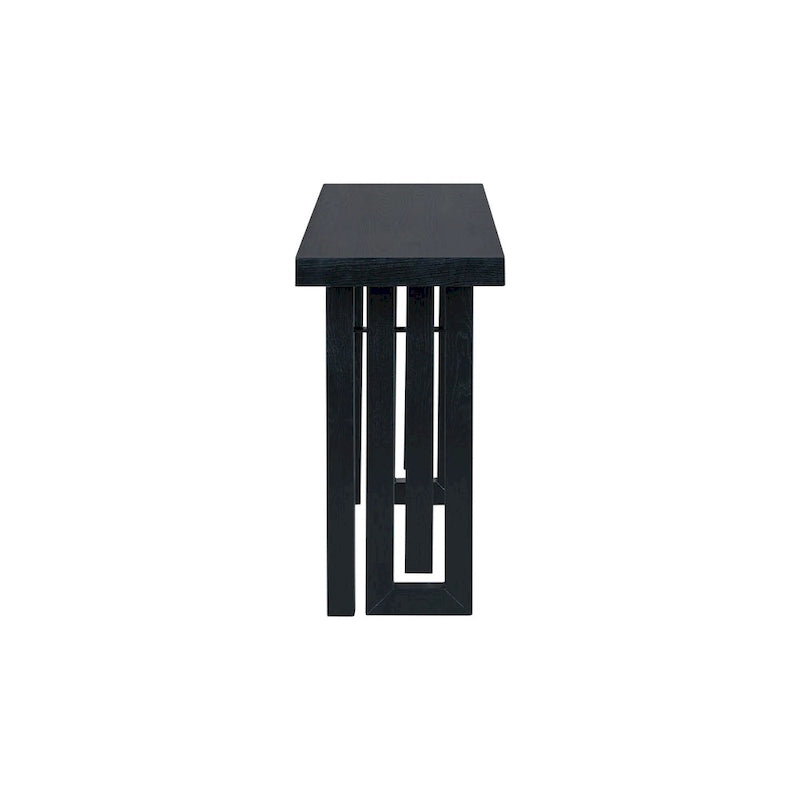 59 Modern Console Table with Distinctive Side Shapes for Entryway, Living Room