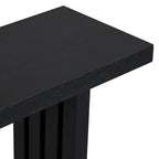 59 Modern Console Table with Distinctive Side Shapes for Entryway, Living Room