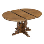 5-Piece Wooden Dining Table Set with Extendable Table & 4 Chairs
