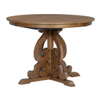 5-Piece Wooden Dining Table Set with Extendable Table & 4 Chairs