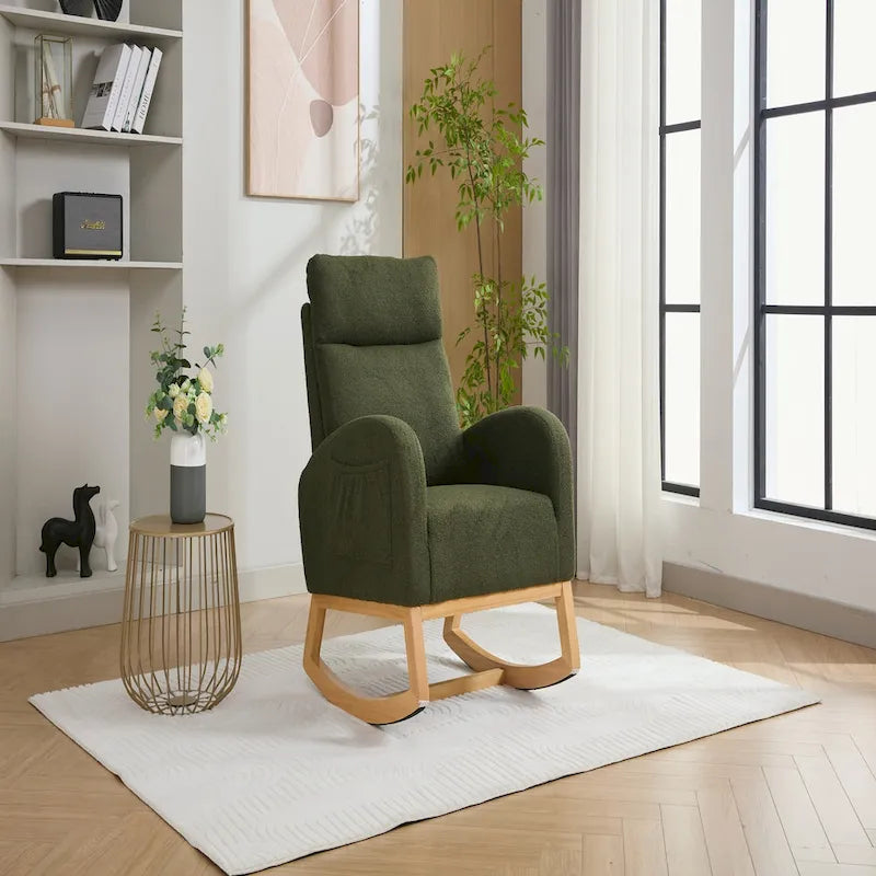 Teddy Fabric Rocking Chair