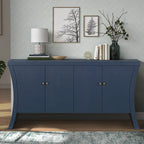 Sideboard Buffet Cabinet with Storage, 59 Large Modern Sideboards, Wooden Accent Credenza Storage Cabinet