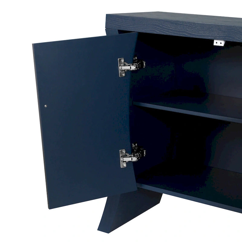 Sideboard Buffet Cabinet with Storage, 59 Large Modern Sideboards, Wooden Accent Credenza Storage Cabinet