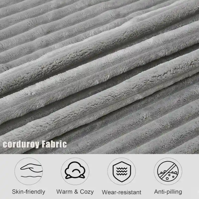 127 Large Sectional Sofa,Modular L Shaped Left Sofa,Corduroy Fabric