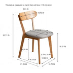 Premium Solid Wood Dining Chair with Exceptional Craftsmanship for Comfortable Seating