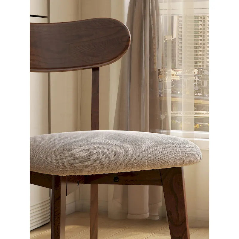 Premium Solid Wood Dining Chair with Exceptional Craftsmanship for Comfortable Seating