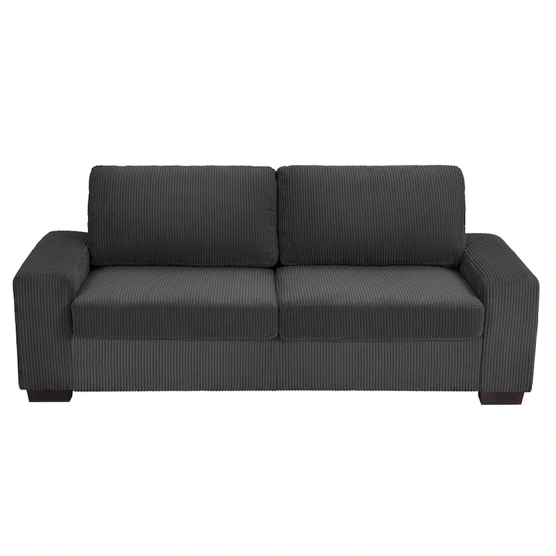 Classic Corduroy Sofa Couch 2-Seater Upholstered Couch