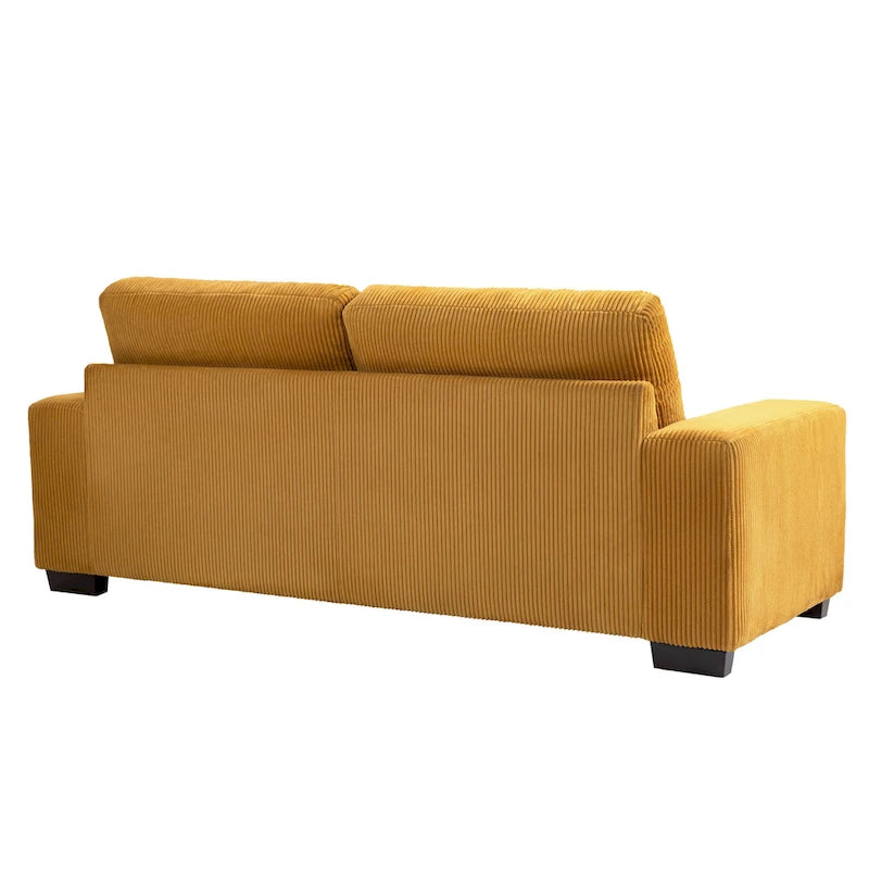 Classic Corduroy Sofa Couch 2-Seater Upholstered Couch