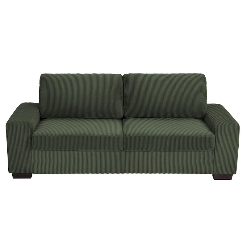 Classic Corduroy Sofa Couch 2-Seater Upholstered Couch
