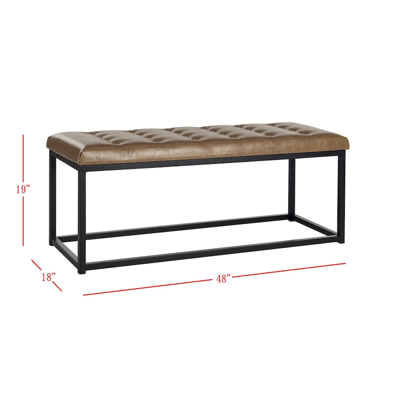 SAFAVIEH Nejla Bench - 48 x 18 x 19