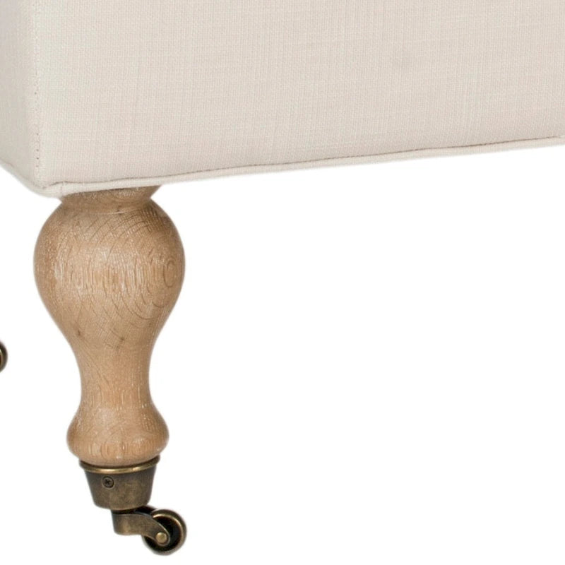 SAFAVIEH Tari Pillowtop Grey/ Sage Bench - 0 - 52 W x 21 D x 19 H - 52Wx21Dx19H