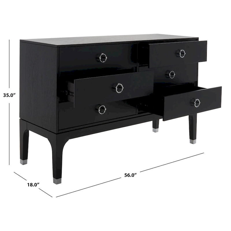 SAFAVIEH Couture Bryann 6 Drawer Contemporary Dresser