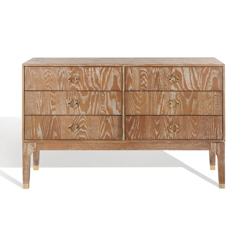 SAFAVIEH Couture Bryann 6 Drawer Contemporary Dresser
