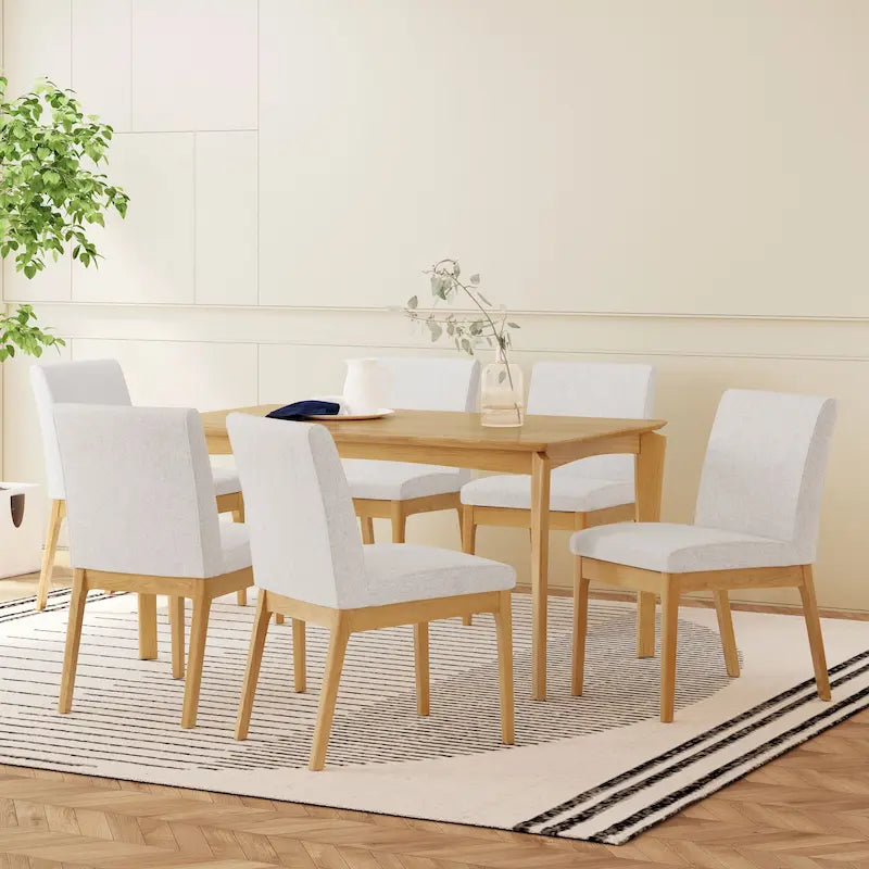 Atherton Wood 7 Piece Dining Set by Christopher Knight Home