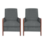 Anaura Channel Stitch Pushback Recliners by Christopher Knight Home