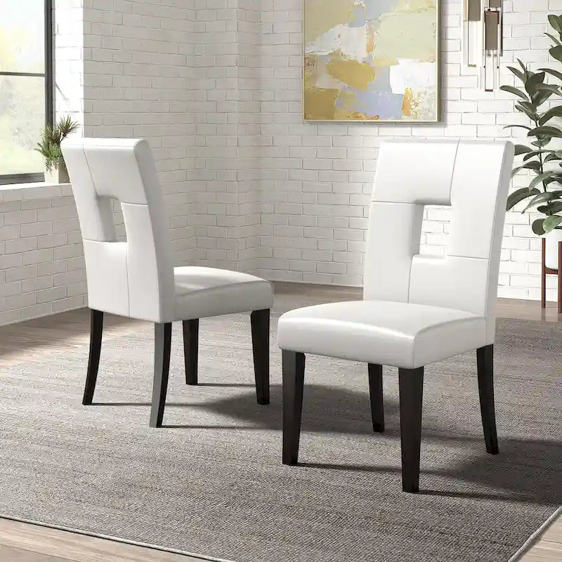 Brda Keyhole Back Dining Chairs (Set of 2)
