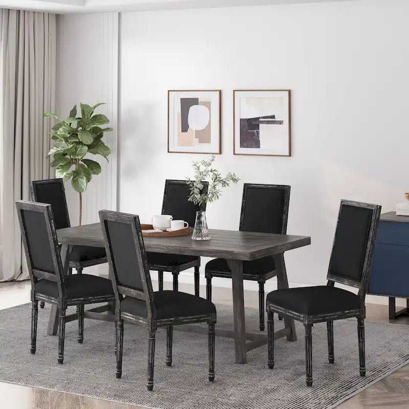 Regina Wood Upholstered Dining Chair by Christopher Knight Home
