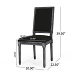 Regina Wood Upholstered Dining Chair by Christopher Knight Home