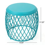 Bryony 19-inch Round Lattice Side Table by Christopher Knight Home