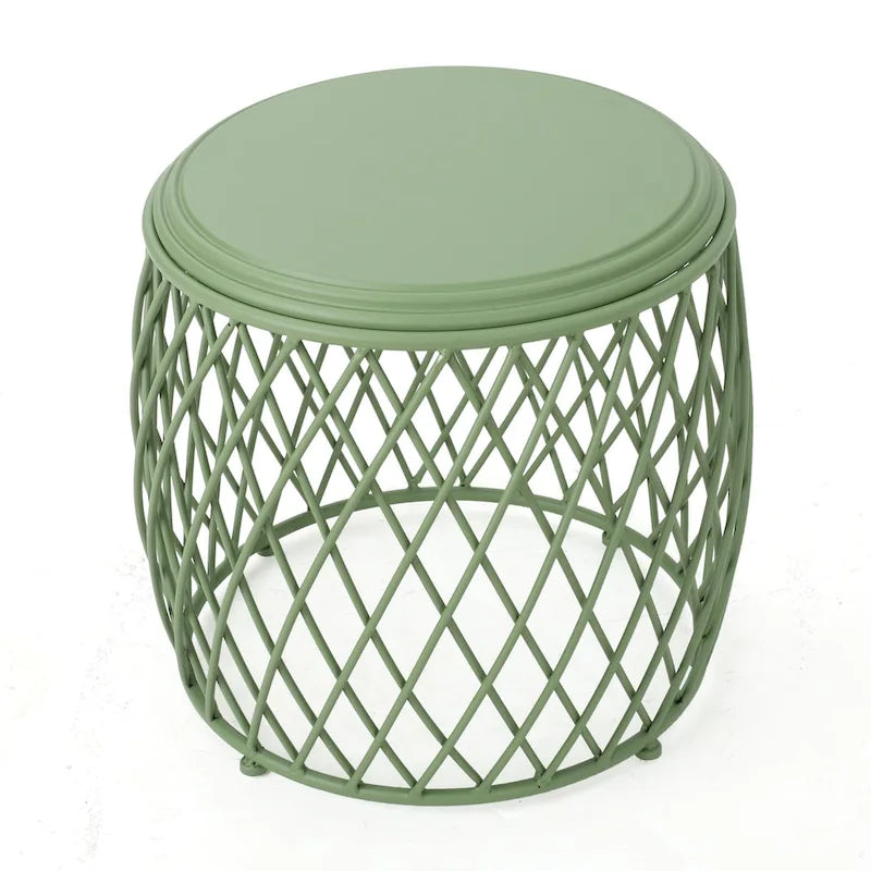 Bryony 19-inch Round Lattice Side Table by Christopher Knight Home