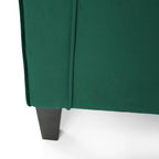 Milo Contemporary Velvet Club Chair by Christopher Knight Home - 30.75 W x 33.50 L x 33.75 H