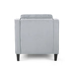 Milo Contemporary Velvet Club Chair by Christopher Knight Home - 30.75 W x 33.50 L x 33.75 H