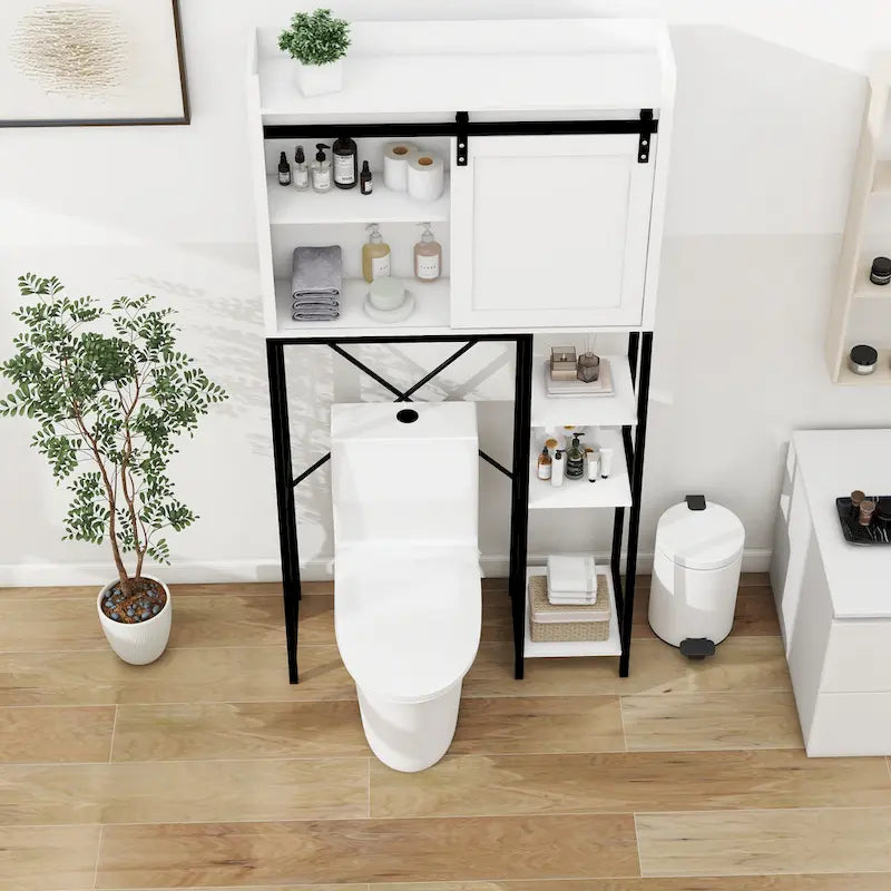 Over-the-Toilet Bathroom Storage Cabinet