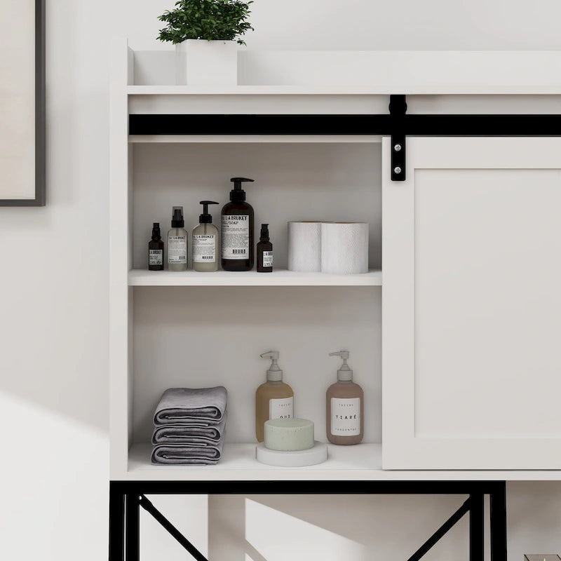 Over-the-Toilet Bathroom Storage Cabinet