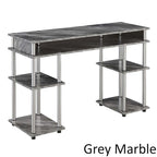 Convenience Concepts Designs2Go No Tools Student Desk with Shelves