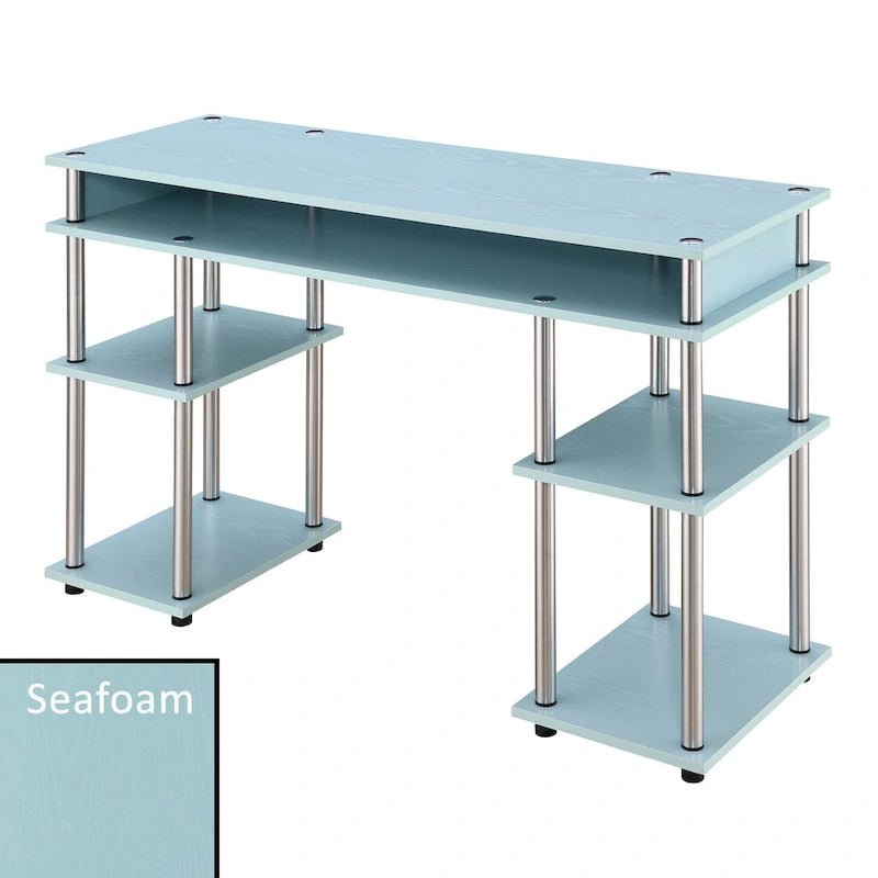 Convenience Concepts Designs2Go No Tools Student Desk with Shelves