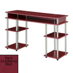 Convenience Concepts Designs2Go No Tools Student Desk with Shelves
