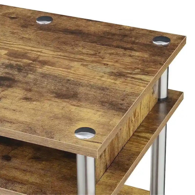 Convenience Concepts Designs2Go No Tools Student Desk with Shelves