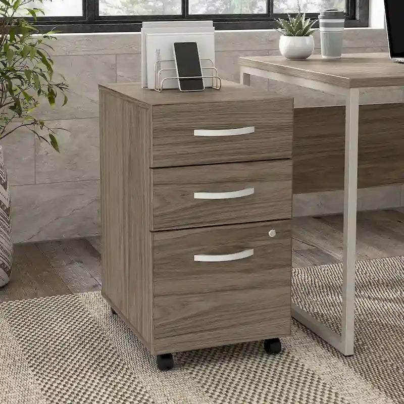 Hybrid 3 Drawer Mobile File Cabinet by Bush Business Furniture