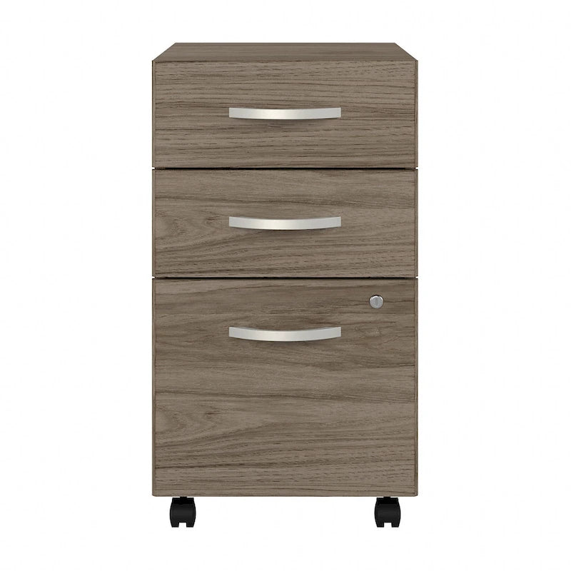 Hybrid 3 Drawer Mobile File Cabinet by Bush Business Furniture
