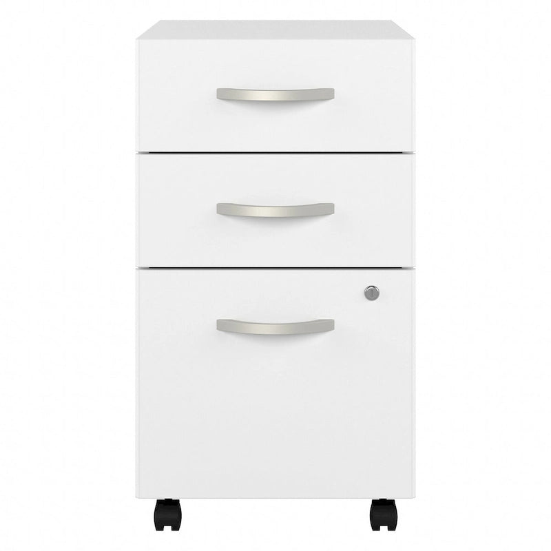 Hybrid 3 Drawer Mobile File Cabinet by Bush Business Furniture