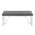Silver Orchid Loretta Bench