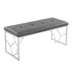 Silver Orchid Loretta Bench