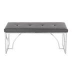Silver Orchid Loretta Bench