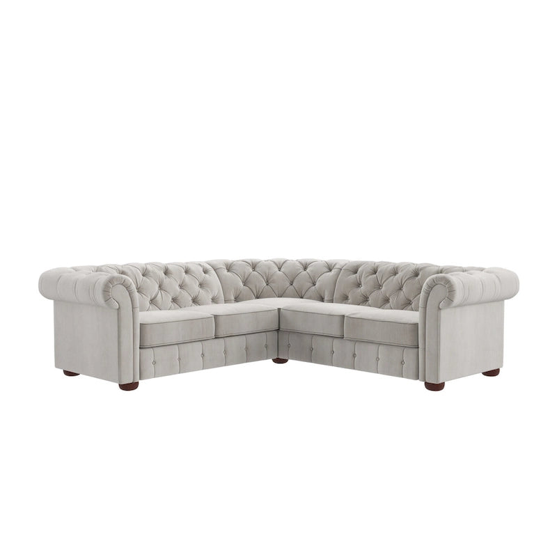Knightsbridge Scrolled Arm Chesterfield Sectional by iNSPIRE Q Artisan