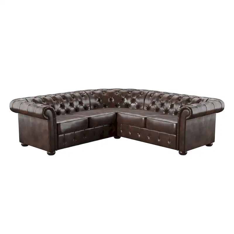 Knightsbridge Scrolled Arm Chesterfield Sectional by iNSPIRE Q Artisan