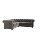 Knightsbridge Scrolled Arm Chesterfield Sectional by iNSPIRE Q Artisan