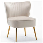Us Pride Furniture Sauter 23.2 Wide Mid-Century Modern Microfiber Accent Chair