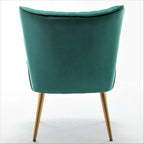 Us Pride Furniture Sauter 23.2 Wide Mid-Century Modern Microfiber Accent Chair