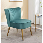 Us Pride Furniture Sauter 23.2 Wide Mid-Century Modern Microfiber Accent Chair