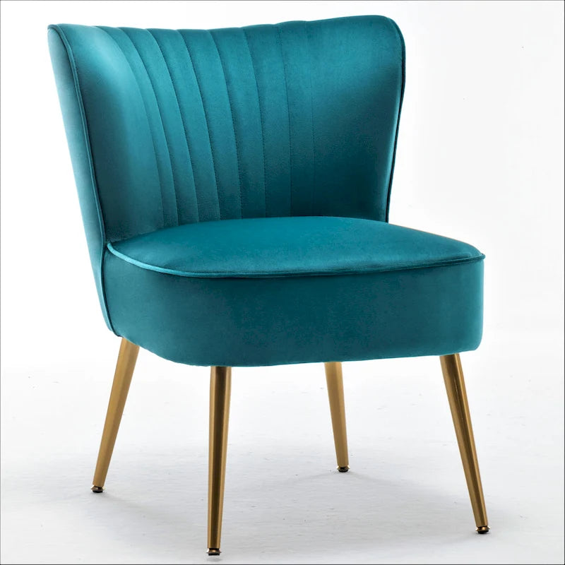 Us Pride Furniture Sauter 23.2 Wide Mid-Century Modern Microfiber Accent Chair