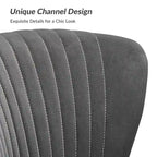 Delicia 3 Piece High-Quality Velvet Fabric Living Room Set with Sturdy Legs by HULALA HOME