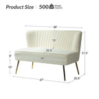 Delicia 3 Piece High-Quality Velvet Fabric Living Room Set with Sturdy Legs by HULALA HOME