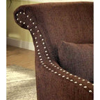 Nyer Contemporary Fabric Upholstered Accent Chair by Furniture of America