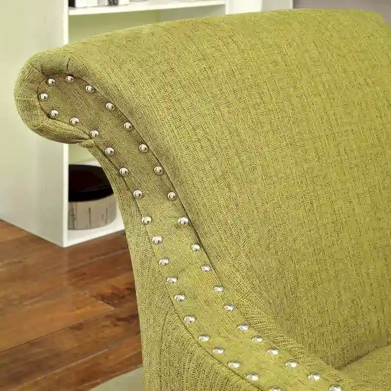 Nyer Contemporary Fabric Upholstered Accent Chair by Furniture of America