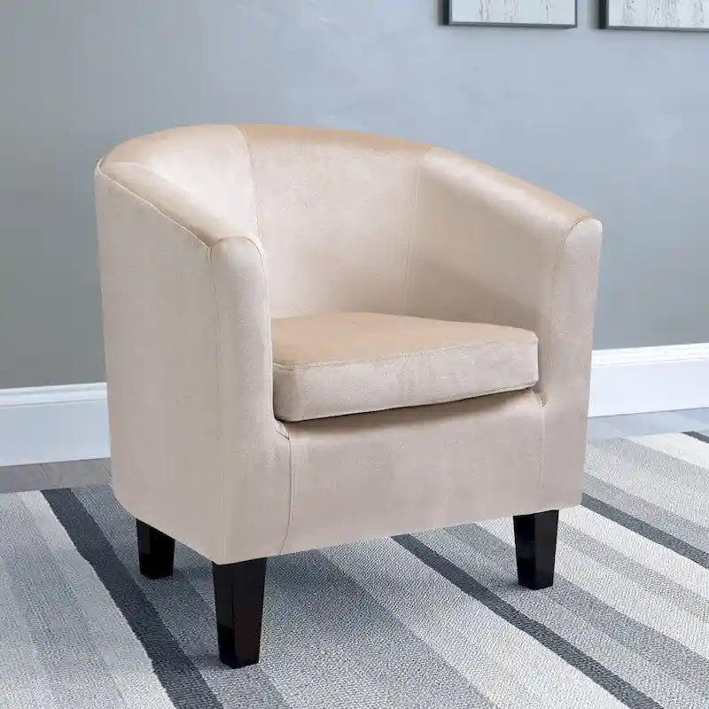 Copper Grove Broadway Velvet Upholstered Tub Chair